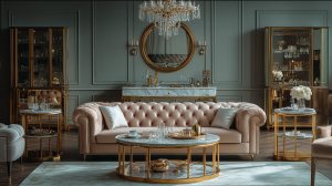 salon w stylu glamour